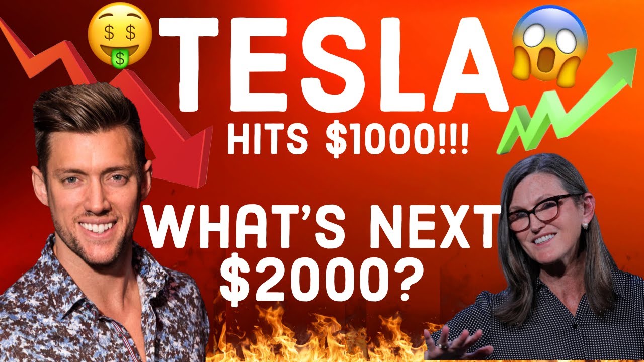 TESLA STOCK HITS $1 TRILLION DOLLAR MARKET CAP AND $1000 A SHARE! WHATS ...
