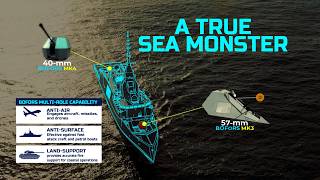 Equipped with the New Bofors Super naval cannon - The FDI frigate is a true sea monster
