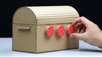 How to Make Treasure Chest with 3 Digit Password