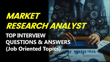 Market Research Analyst Interview Questions & Answers 2025 | Realtime Research Analyst Job interview
