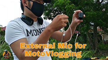 External mic for Go Pro | Sjcam | 4k action cam | Any Action Camera