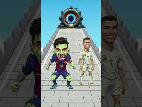 PART5 zombie ronaldo vs alien messi