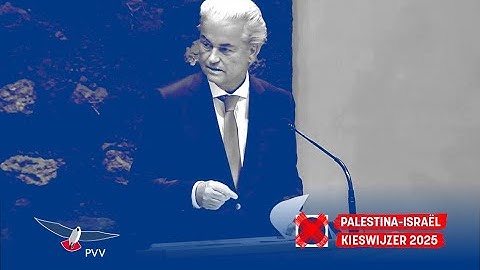 PVV over Palestina en Israël | Gaza Kieswijzer 2025 – The Rights Forum
