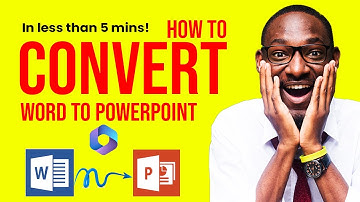 How to Convert Word to PowerPoint using Microsoft 365 (Ai)