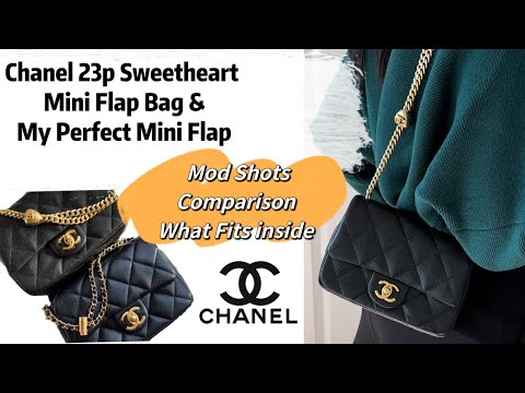 What's in my Bag  Chanel Square Mini + what fits / how I pack it /  comparison to YSL Tassel bag 