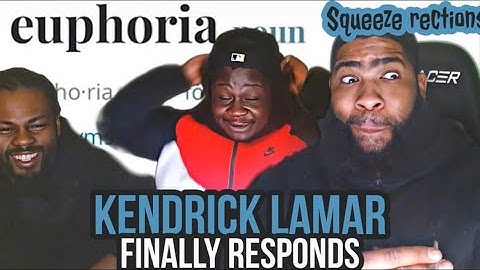 Kendrick Lamar - euphoria ( Drake Diss ) Reaction