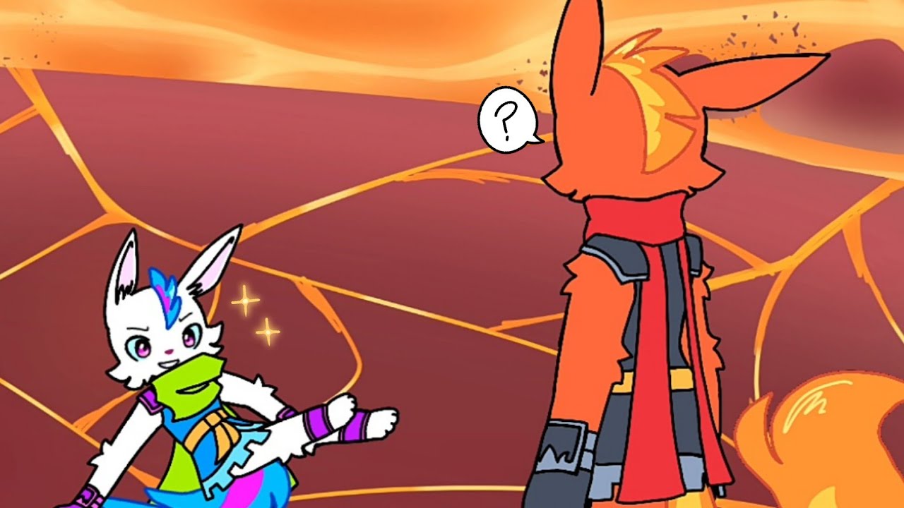 Hardboiled Flare Wolf breakdances (skylanders)