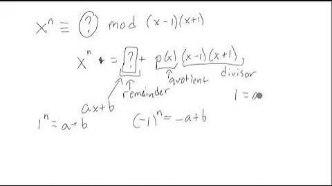 Polynomial Modular Arithmetic Reduction Example 1