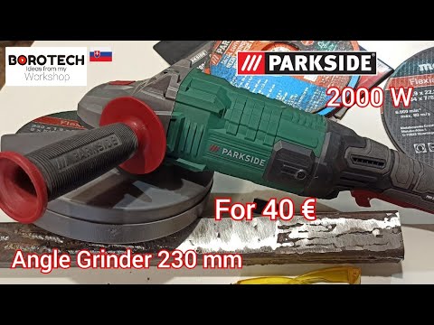 158 - Recenzia - PARKSIDE PWS 230 D4 uhlová brúska z LIDL-u - YouTube