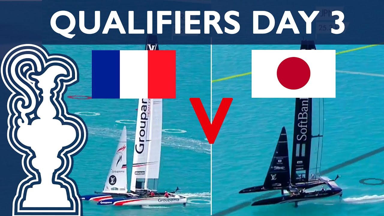 35th America's Cup LV Qualifiers Race 15 FRA vs. JPN | AMERICA'S CUP