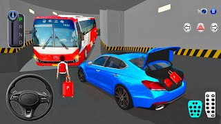 🚘🚍 Mercedes G63 vs Express Bus Stuck in Parking Garage! 😱 Who Escapes First? | 3D Driving Class 2026 screenshot 3