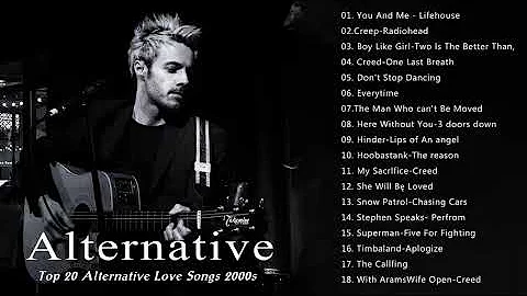 Alternative Love Songs 90s 2000s | Top 20 Best  Alternative Rock Love Songs