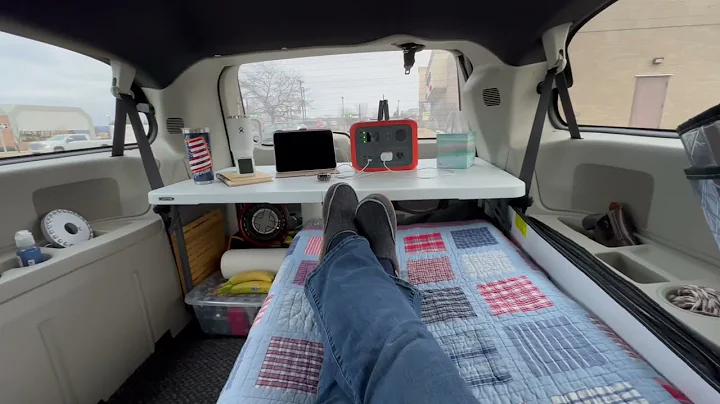 Simple Van Camper Set Up | Completely Self Sufficient | 2019 Dodge Grand Caravan Van Camper