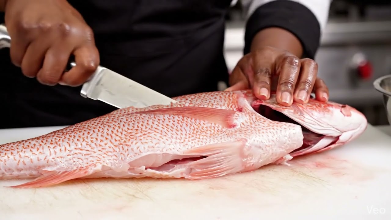 Al Lava fish ASMR | Relax and Unwind with Soothing Sounds of fish Cutting