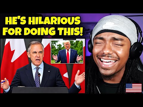 AMERICAN REACTS to Mark Carney TROLLING Trump