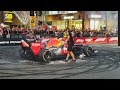 Red Bull Formula 1 Car Doing Donuts in Hollywood