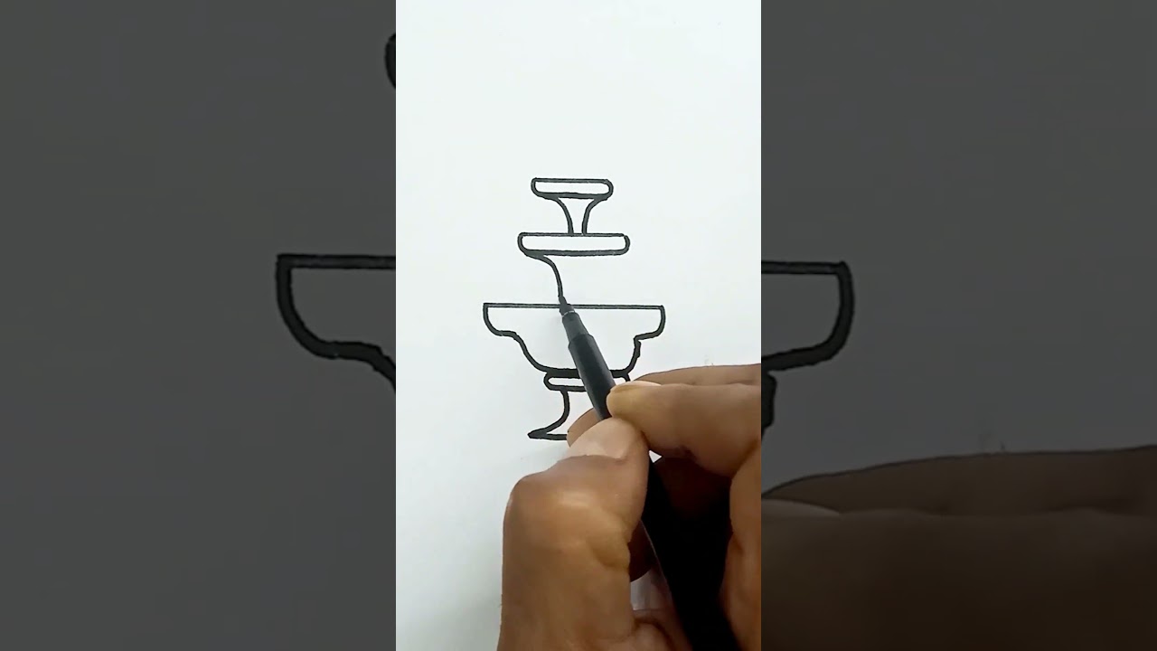 How to draw a water fountain 