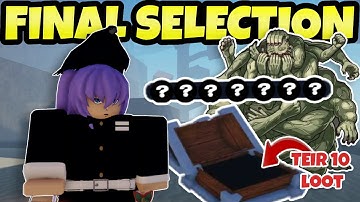 Final Selection | Defeating the Hand Demon || PROJECT SLAYERS