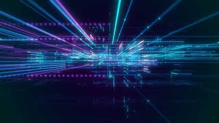Digital Cyberspace Particles and Big Data Stream Network | stock footage | stock video | Cinefootage
