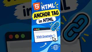 Anchor Tag & href attribute in HTML #html #html5 #anchortag #href #shorts #shortvideo #short #link