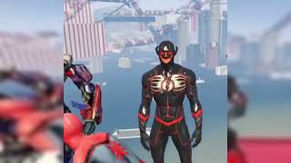 GTA 5 SPIDERMAN VS Different Characters Water Ragdolls! Part 3198