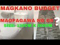 Magkano ang Budget sa CR | Size 120cm x 200cm | Mura ba or MAHAL?