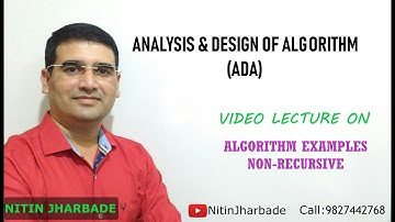 Algorithm Examples - Non Recursive