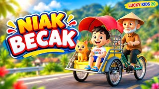 🎵 SAYA MAU TAMASYA NAIK BECAK 🚲🏙️ | LAGU ANAK INDONESIA CERIA