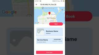 Booking app with React Native