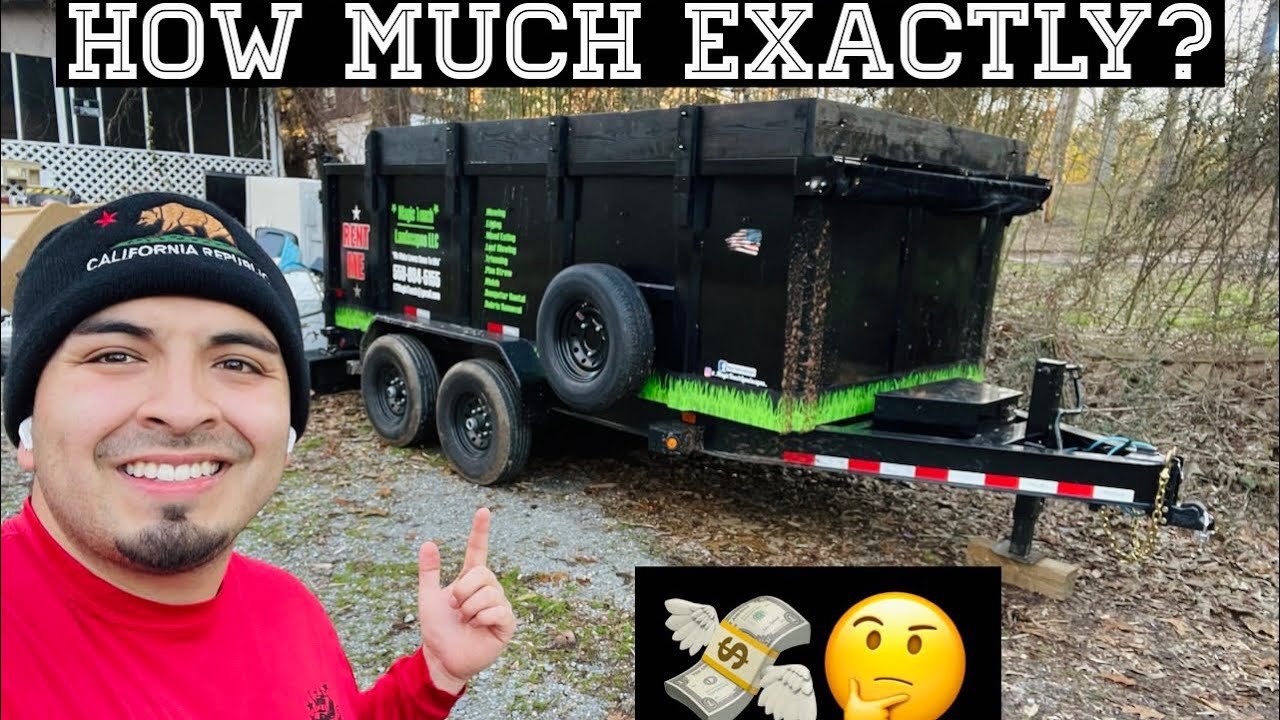 Dumpster Rental How much to charge for a 15yrd dumpster… YouTube