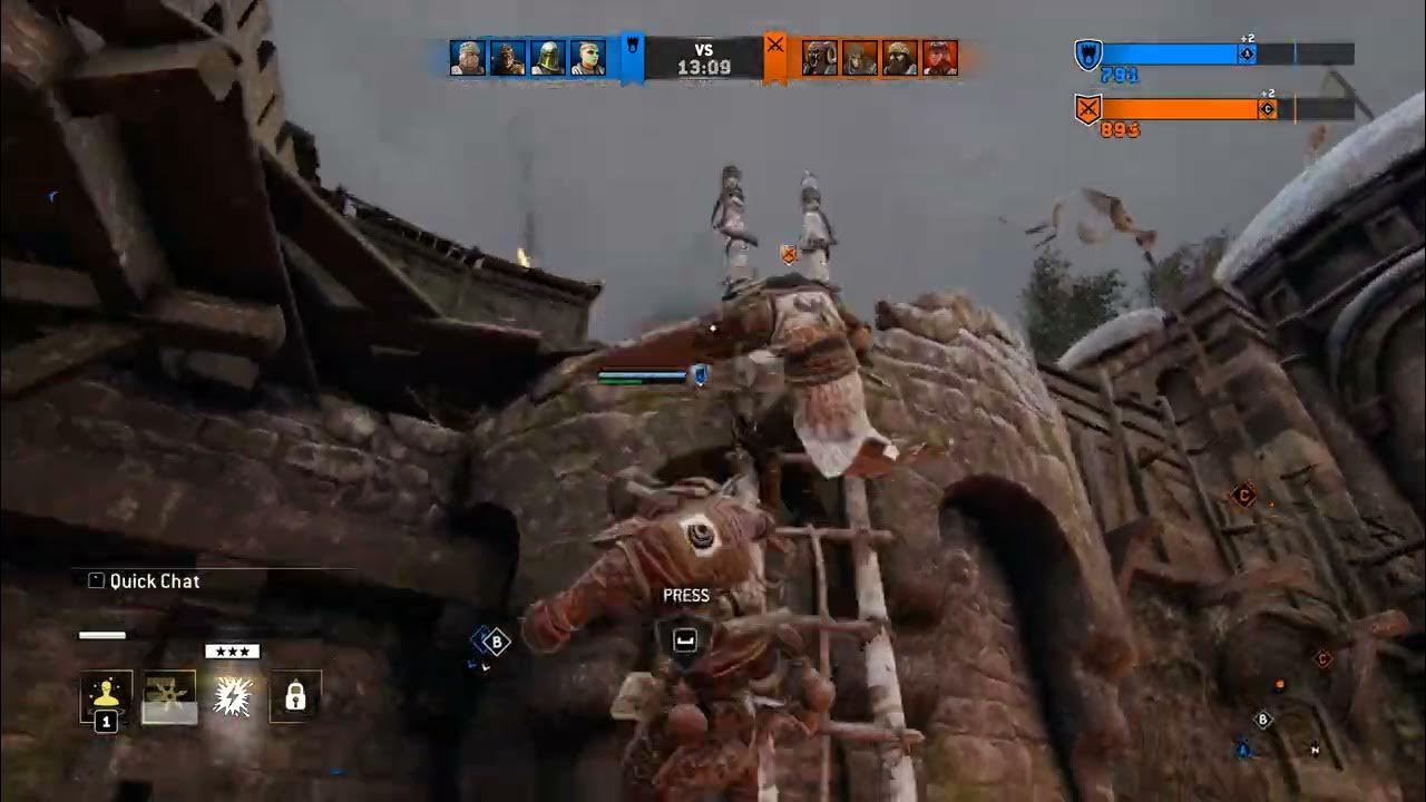 Perfectly timed ladder knocksFor Honor YouTube