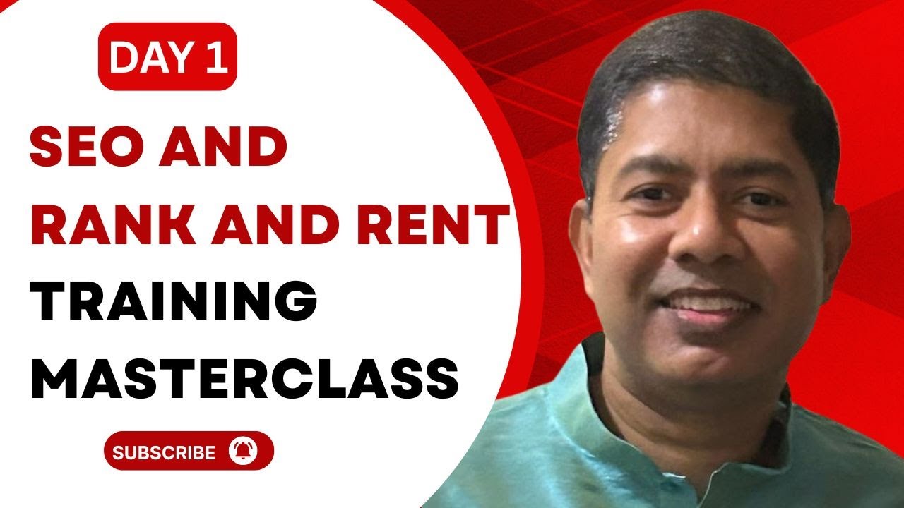 SEO And Rank and Rent Training Masterclass | Day 1 - YouTube
