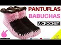 Tejiendo Pantuflas Babuchas a crochet | Tejidos a crochet