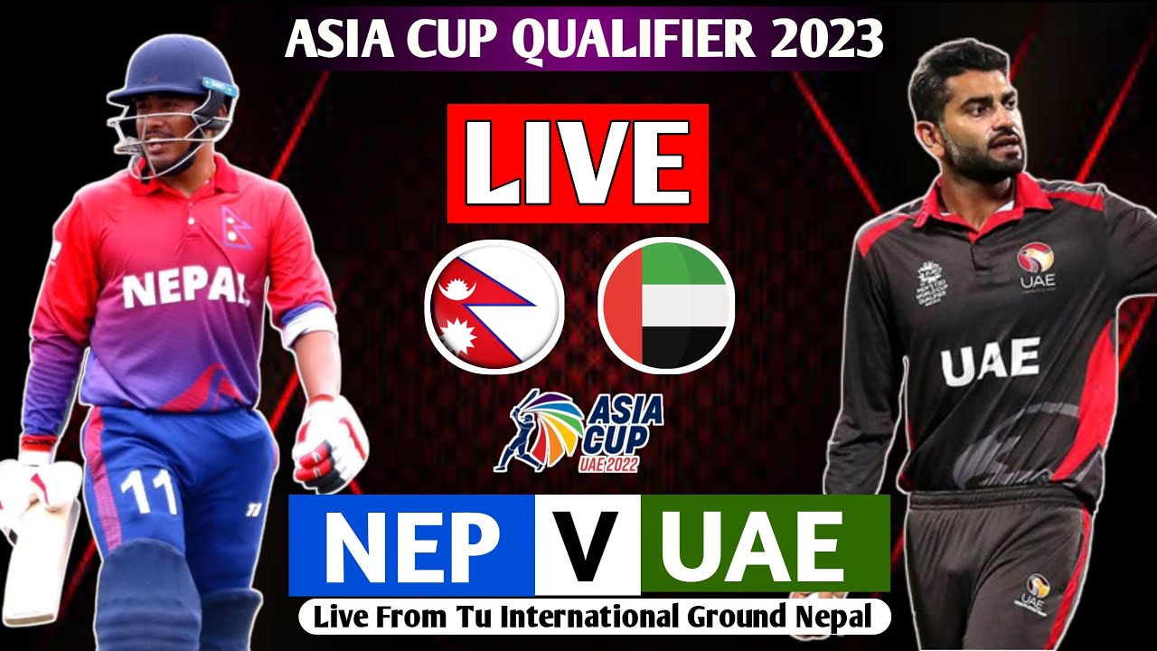 Dynamic Nepal Vs United Arab Emirates, Super Six, Match 2 (g1 Q1 V G2 Q1) Landscape for Mobile Dynamic Nepal Vs United Arab Emirates, Super Six, Match 2 (g1 Q1 V G2 Q1) Landscape for Mobile