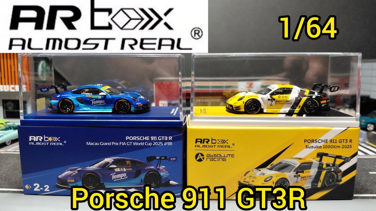 Обзор модели AR BOX 1/64 Porsche 911 GT3R