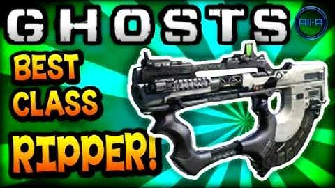 Call of duty: Ghosts Ripper Class Setup