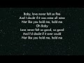 Michael Jackson - Love Never Felt So Good (Lyrics)