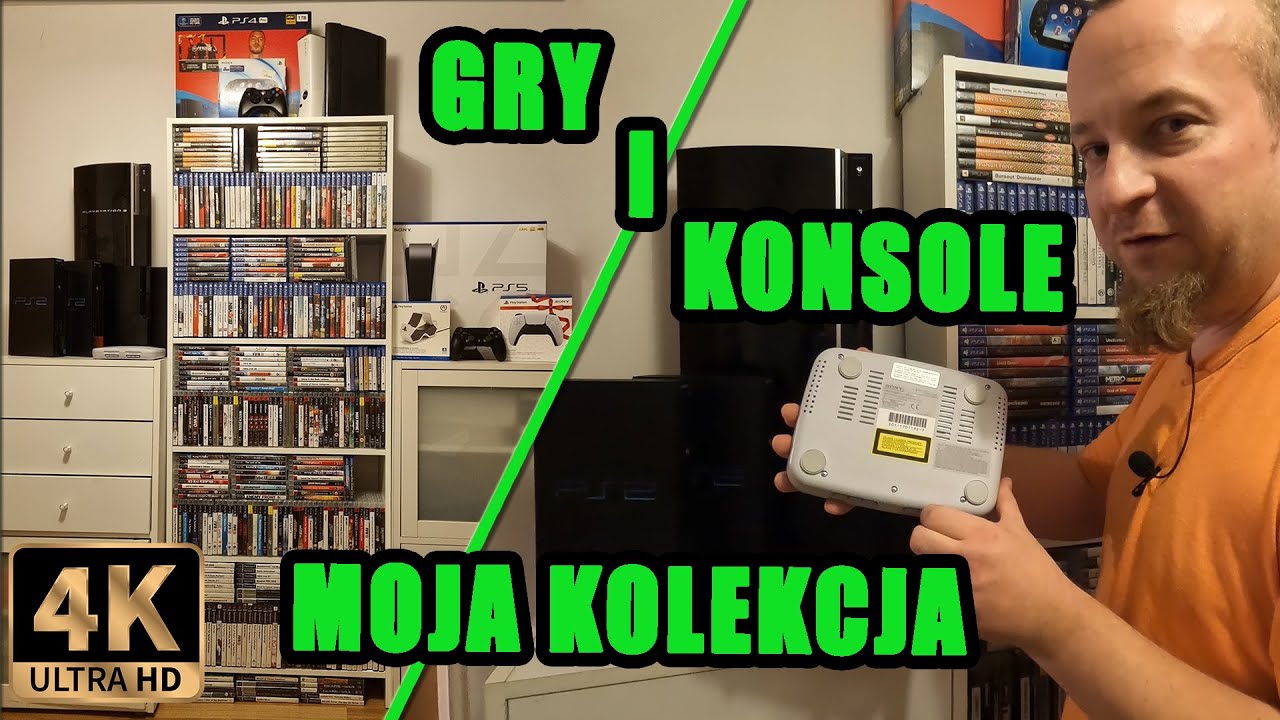Moja kolekcja gier i konsol.