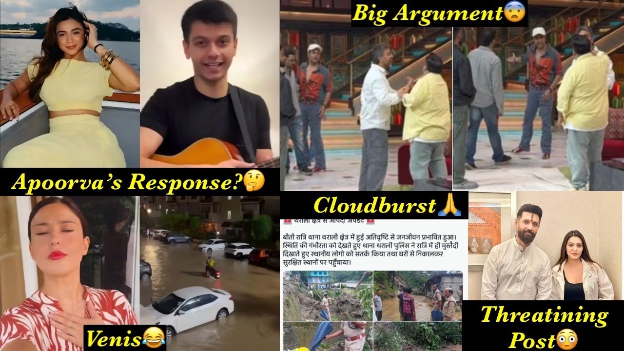 RJ Mahvash Threatining Post😳 | Fight At Kapil Sharma Show👊🏻 | Rebel Kid Response🤔 | UK Cloudburst🙏
