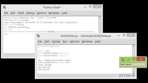 Install PySide for Python 3 on Raspberry Pi