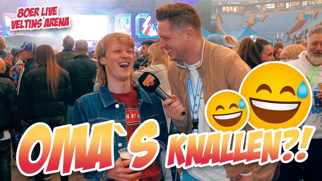 OMA´s KNALLEN?! 😅😅 Straßenumfrage 80er LIVE - Veltins Arena auf Schalke