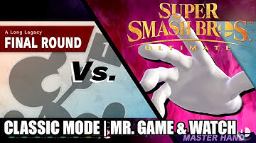Super Smash Bros. Ultimate - Classic Mode Mr. Game & Watch [Nintendo Switch]