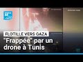 Flottille vers Gaza attaquée par un drone au large de Tunis 🚁