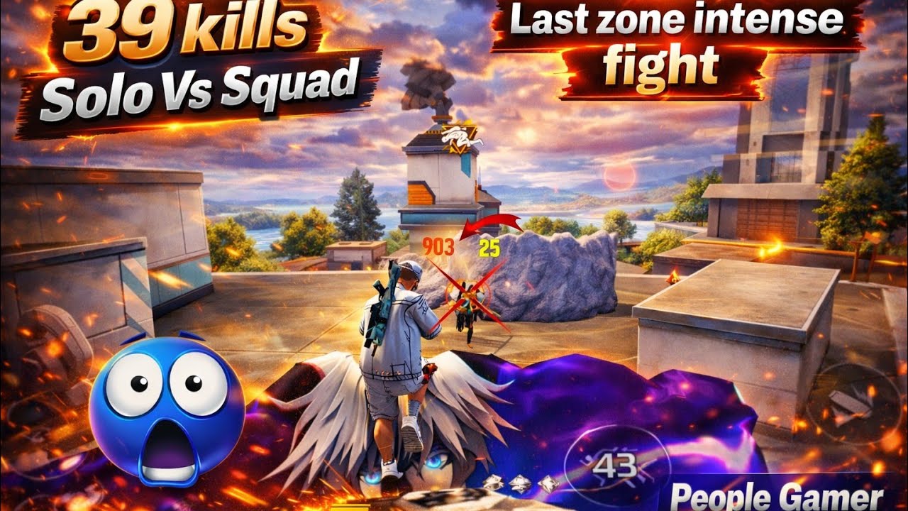 39 Kills Solo vs Squad 😱 Last Zone INTENSE Fight | Insane Clutch Gameplay