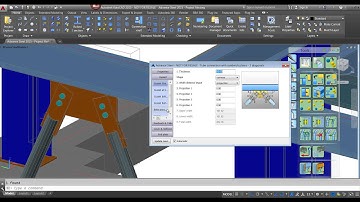 28 - Modifying gusset plate with Autodesk Advance Steel