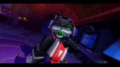 Chef Pig as Soundwave, Soundblaster and Energon Soundwave - Angry Birds Transformers