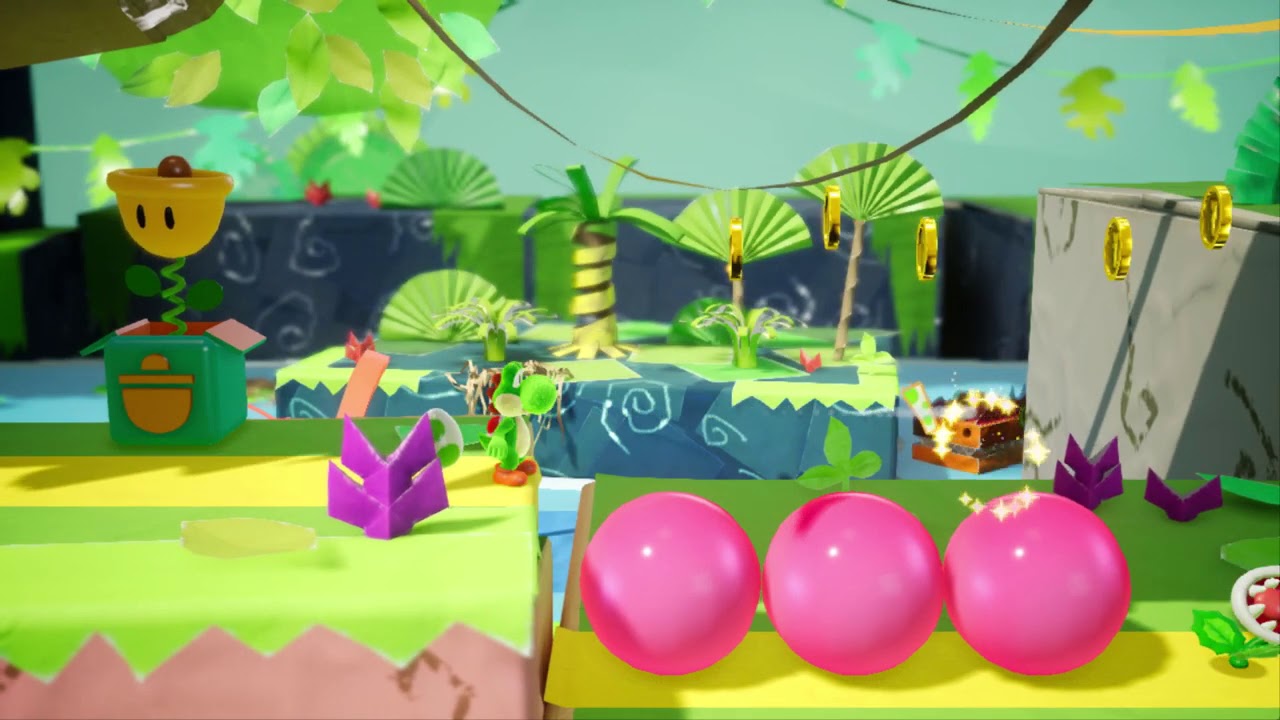 Игра Nintendo Switch Yoshis Crafted World видео