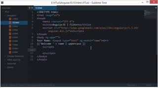 AngularJS Tutorial 10 Introduction To Filters