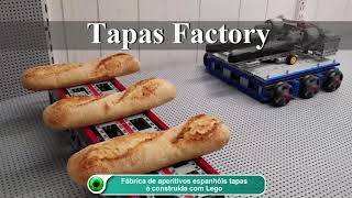 Spanish tapas factory built with Lego