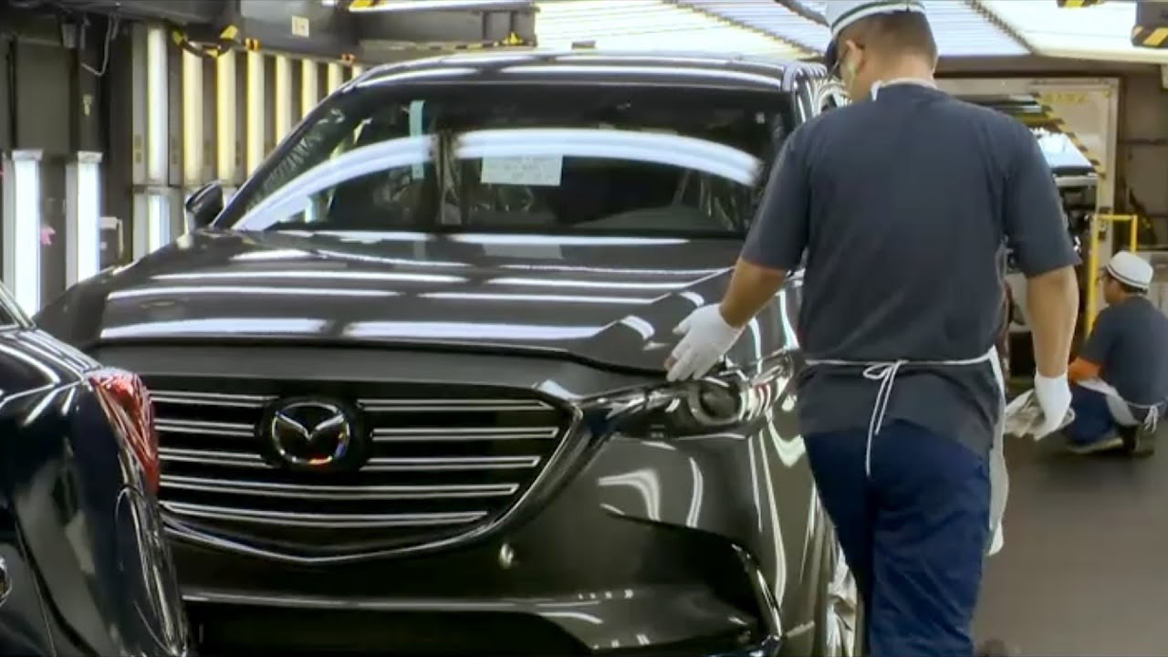 Mazda Prodaction at Ujina Plant, Hiroshima